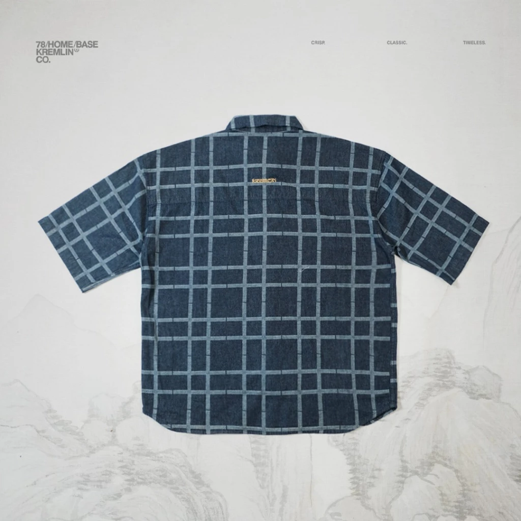 KREMLIN Navy Striped Shirt Oversized - Yamato image 2