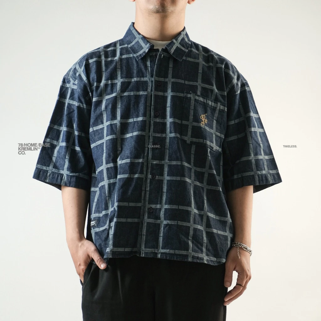 KREMLIN Navy Striped Shirt Oversized - Yamato image 5