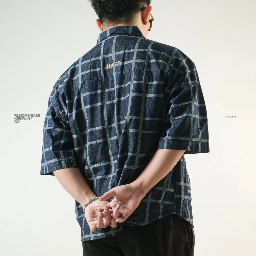 KREMLIN Navy Striped Shirt Oversized - Yamato image 6