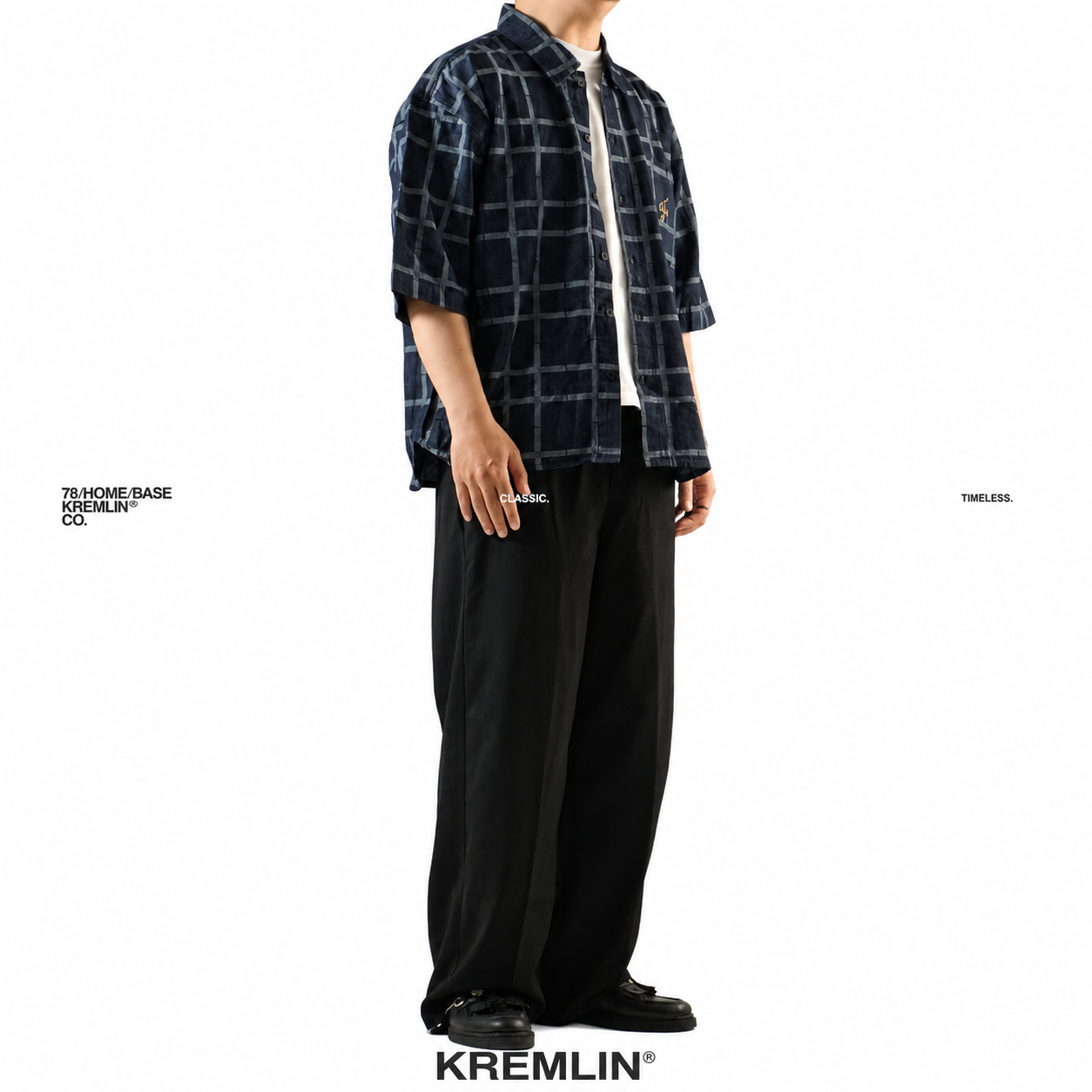 KREMLIN Navy Striped Shirt Oversized - Yamato image 7