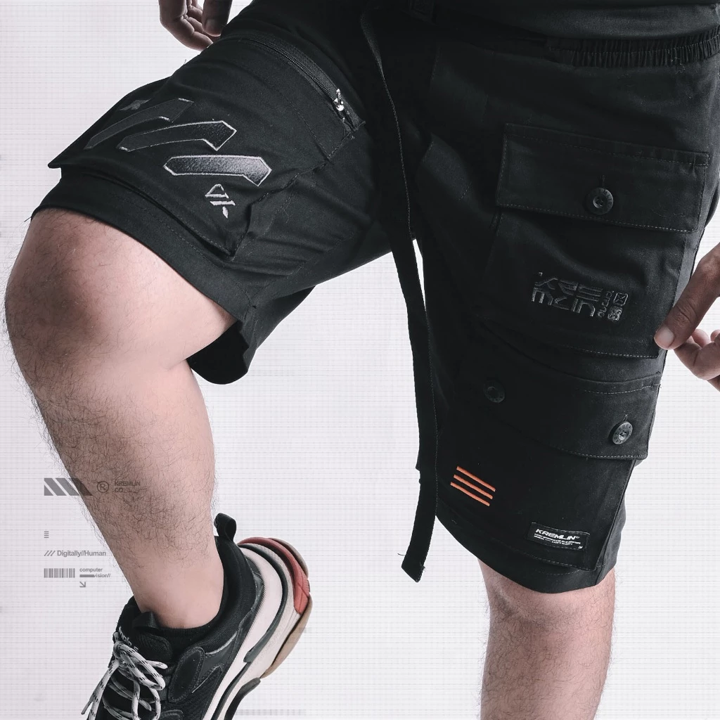 KREMLIN Short Cargo Multi pocket Techwear pants - LOADER image 2