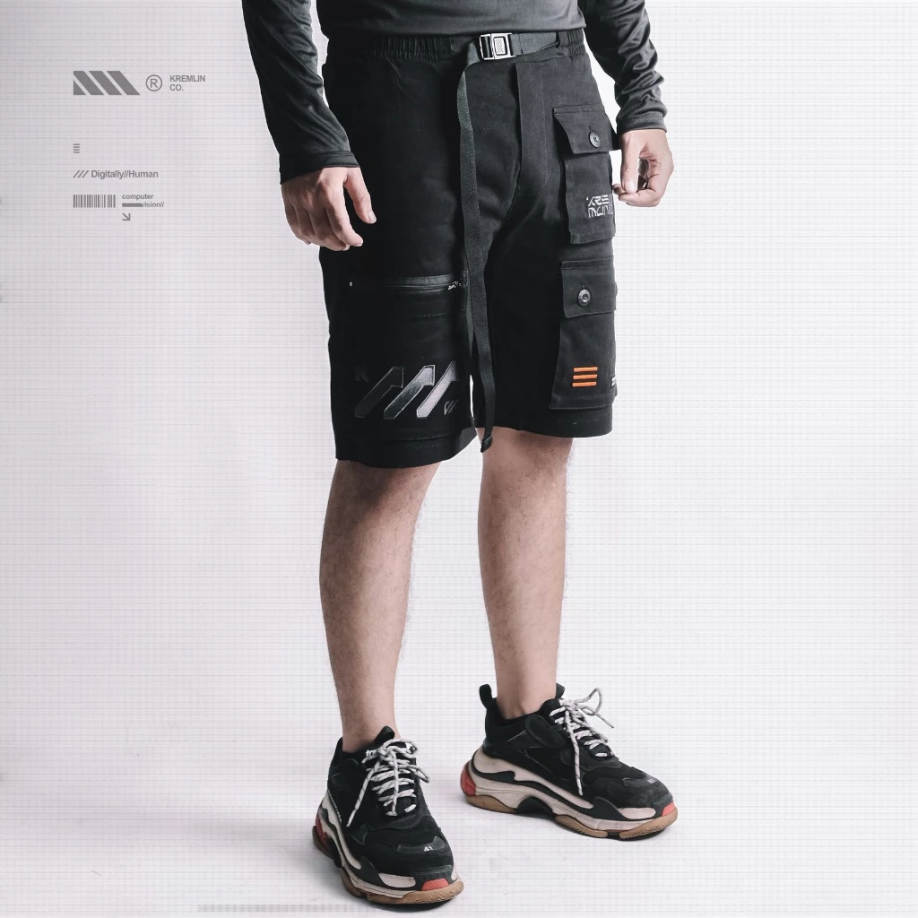 KREMLIN Short Cargo Multi pocket Techwear pants - LOADER image 5