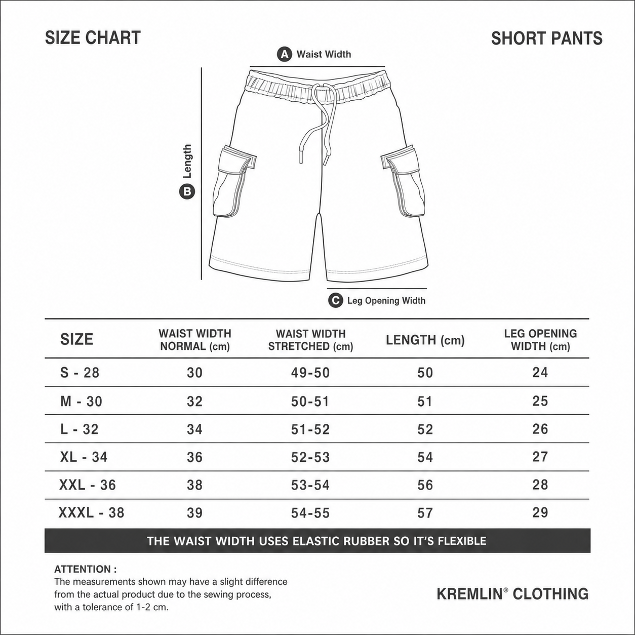 KREMLIN Short Cargo Multi pocket Techwear pants - LOADER image 6
