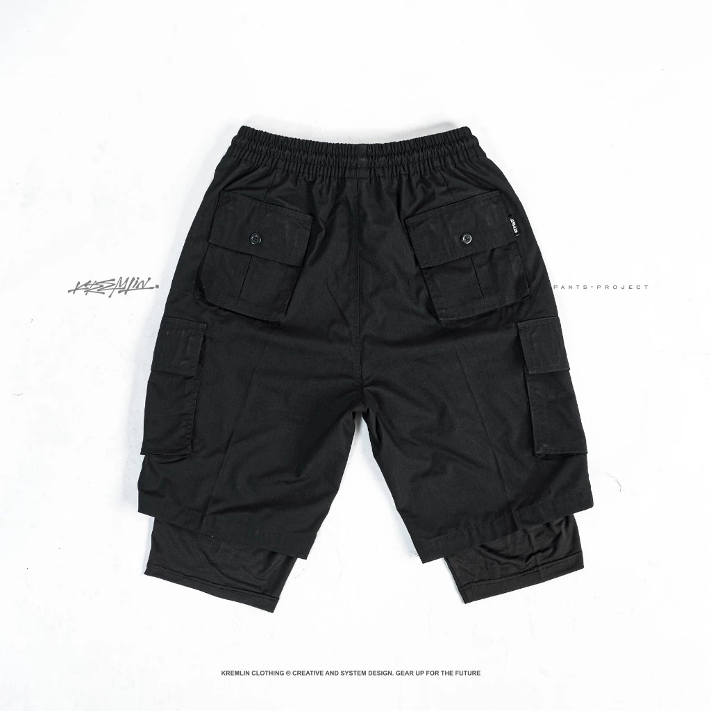 KREMLIN Cargo Shorts with Spandex Base Layer - STRIDER image 4