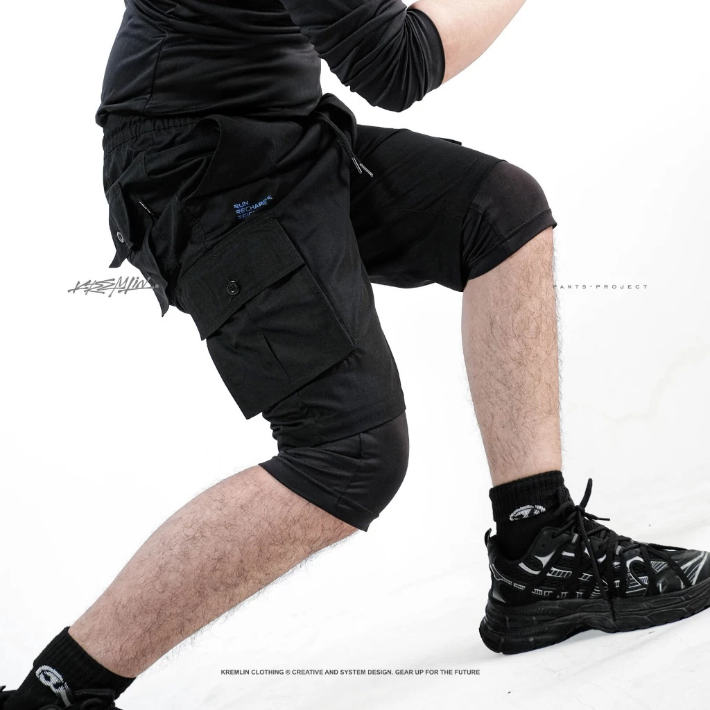 KREMLIN Cargo Shorts with Spandex Base Layer - STRIDER image 6