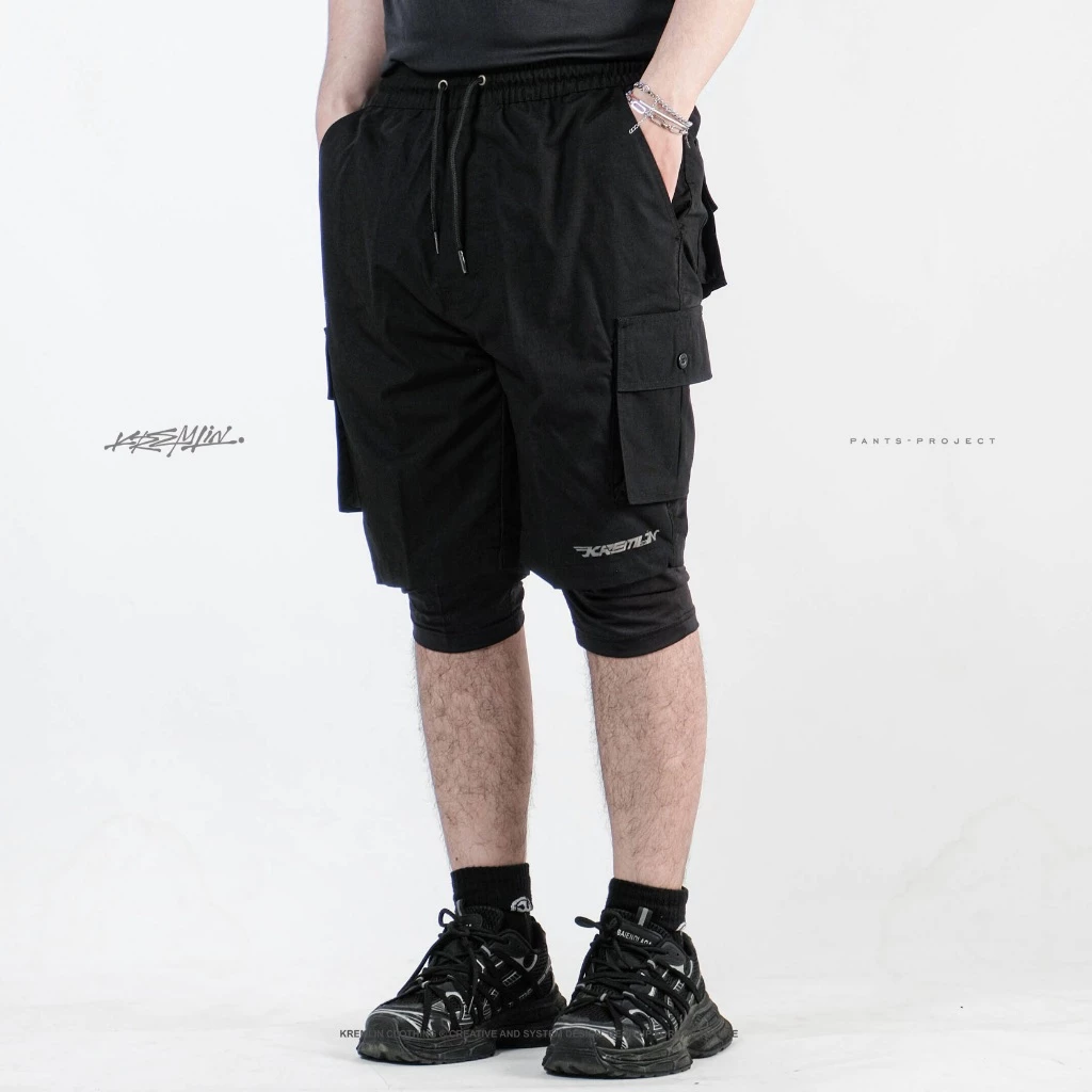 KREMLIN Cargo Shorts with Spandex Base Layer - STRIDER image 7