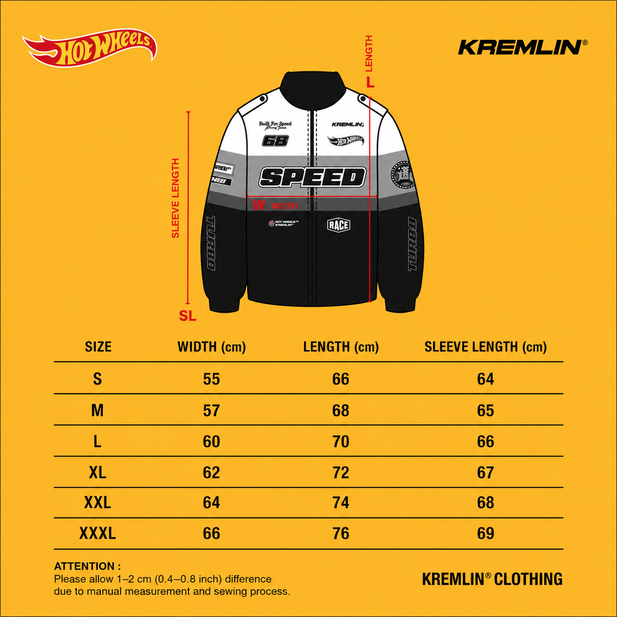 HOT WHEELS x KREMLIN Collaboration Racing Jacket - SPEEDWAY image 6