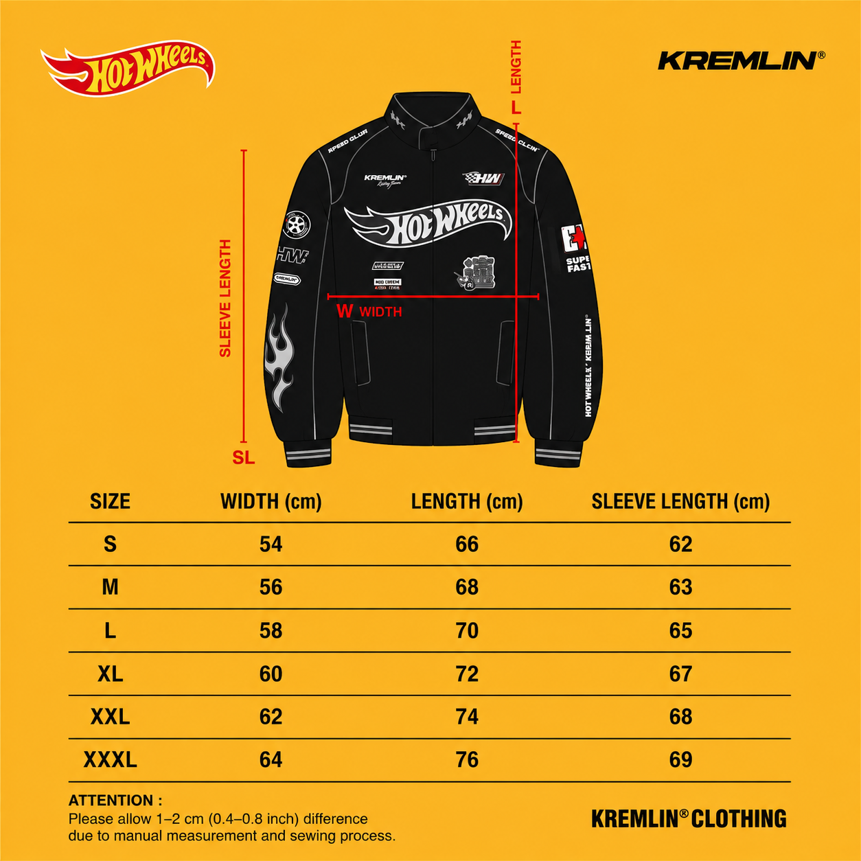 HOT WHEELS x KREMLIN Collaboration Racing Jacket - RALLYCROSS image 6