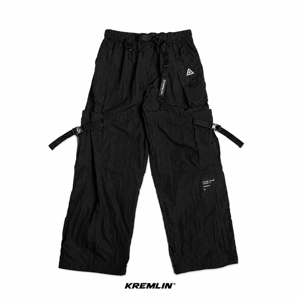 KREMLIN Crinkle Nylon Techwear/Gorpcore Pants - CASPIAN