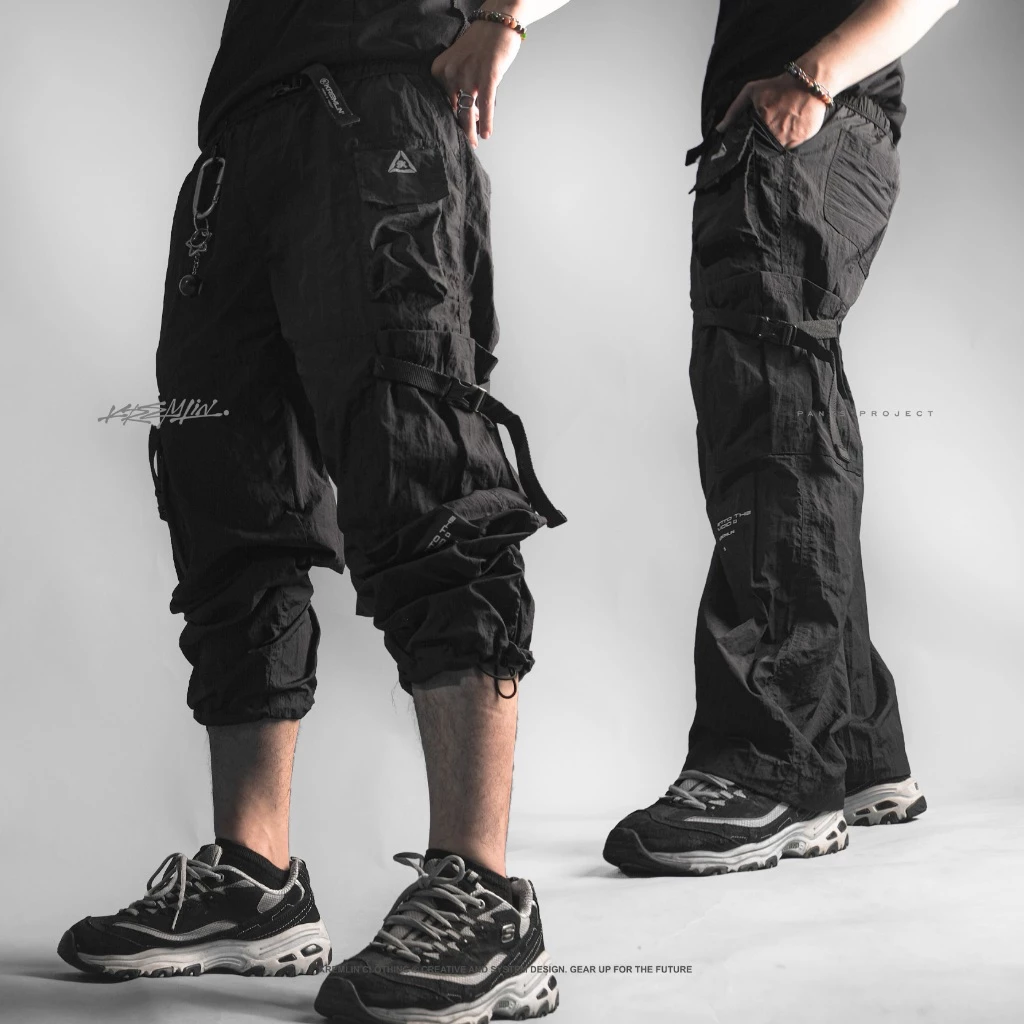 KREMLIN Crinkle Nylon Techwear/Gorpcore Pants - CASPIAN image 7