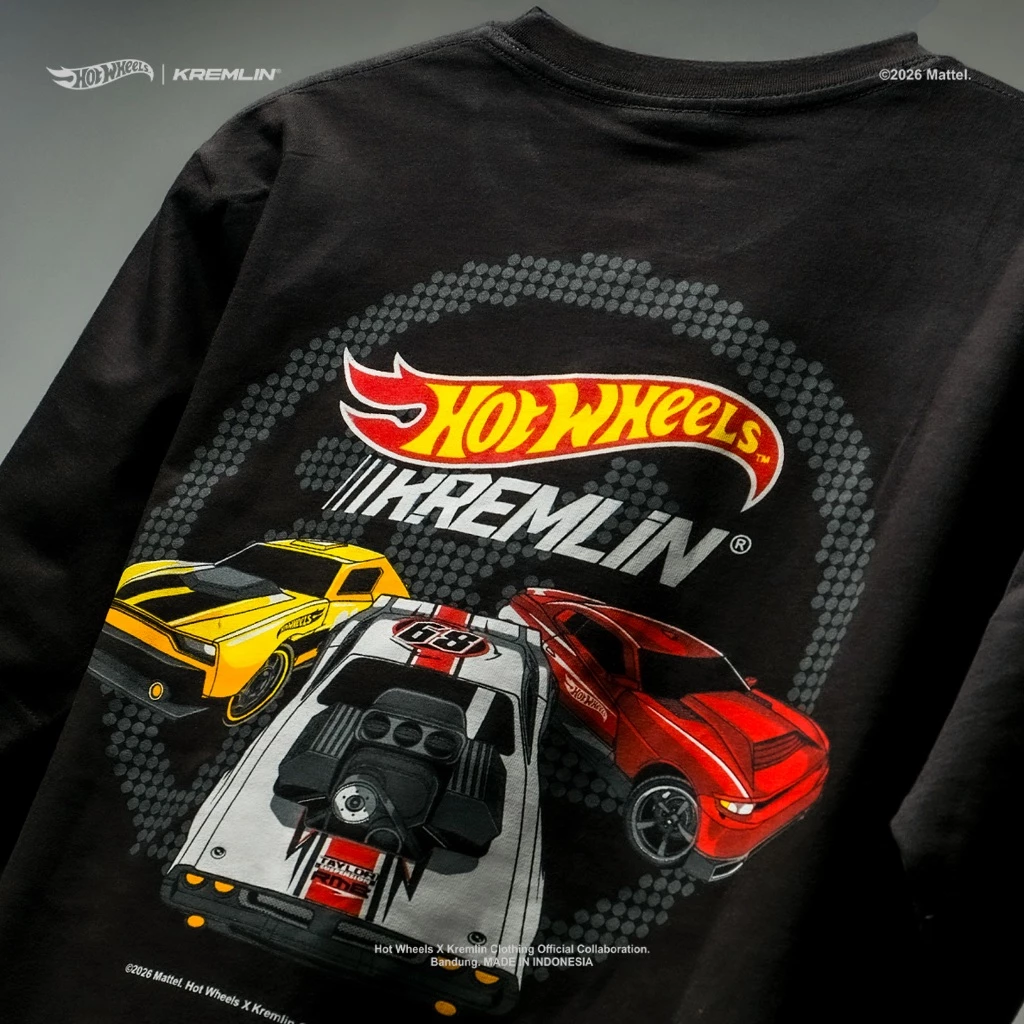 HOT WHEELS x KREMLIN Collaboration Regular T-Shirt - BURNING image 3