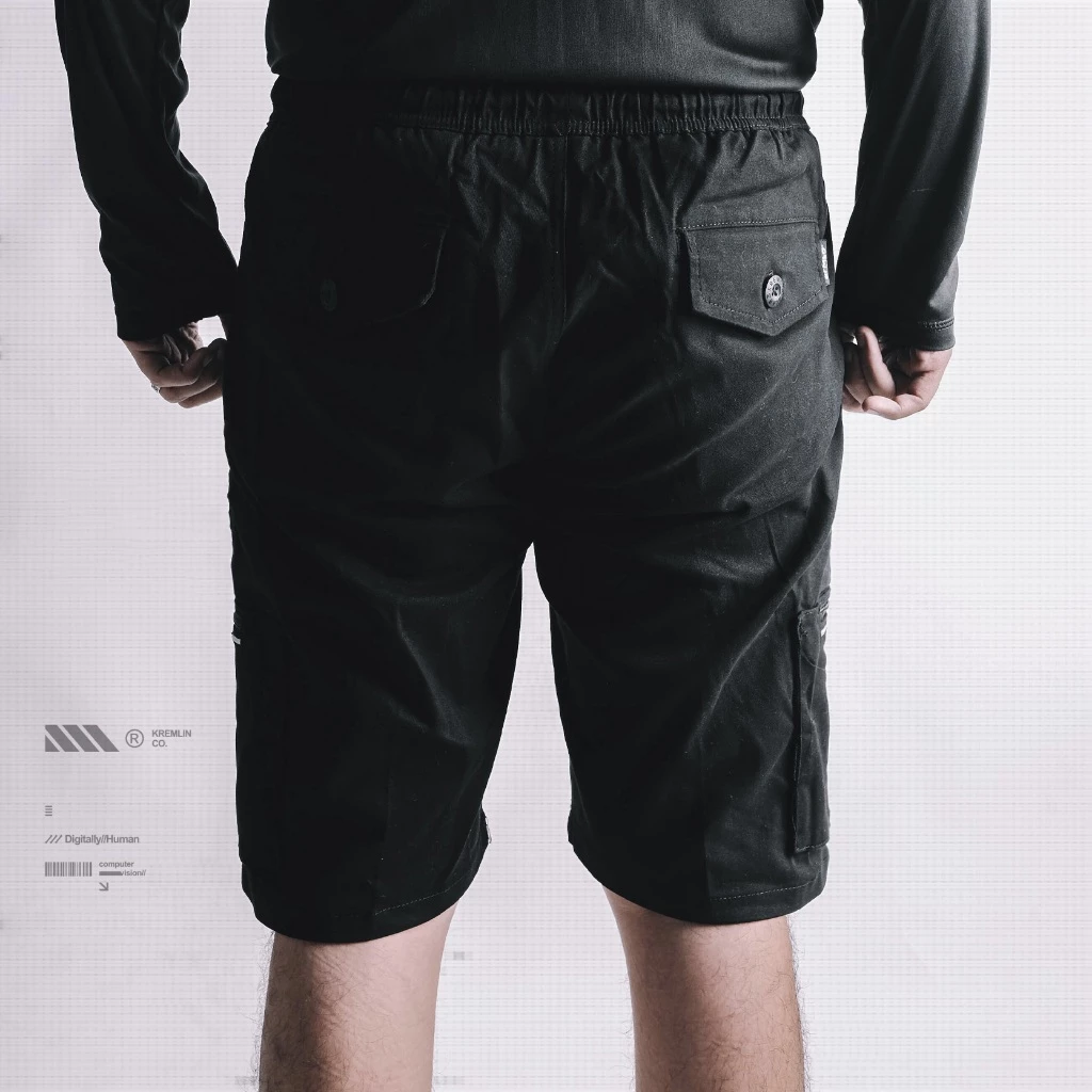 KREMLIN Multi-Pocket Techwear Cargo Shorts - REVOLUTION image 3