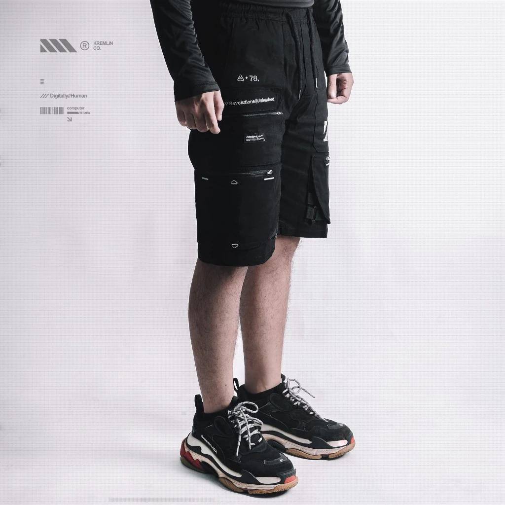 KREMLIN Multi-Pocket Techwear Cargo Shorts - REVOLUTION image 6
