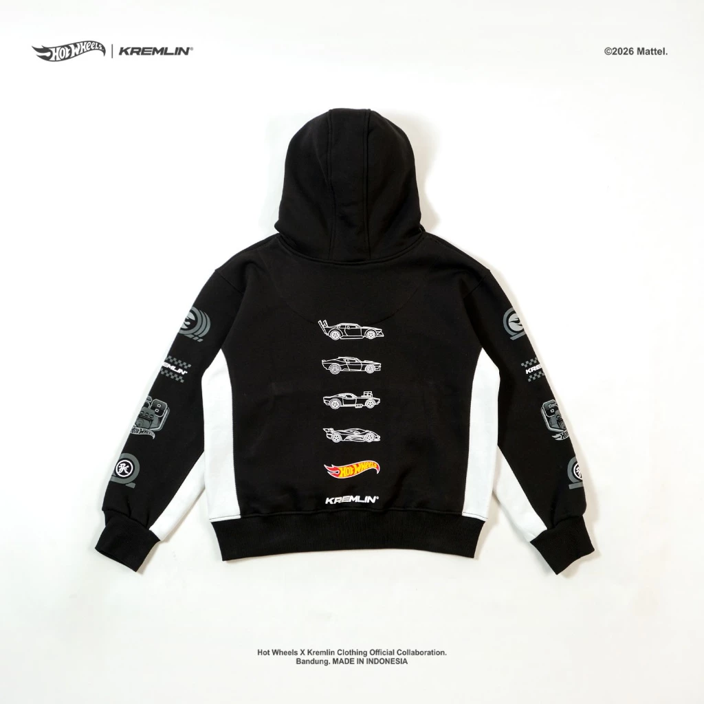 HOT WHEELS x KREMLIN Collaboration Kids' Hoodie - DOMINION image 2