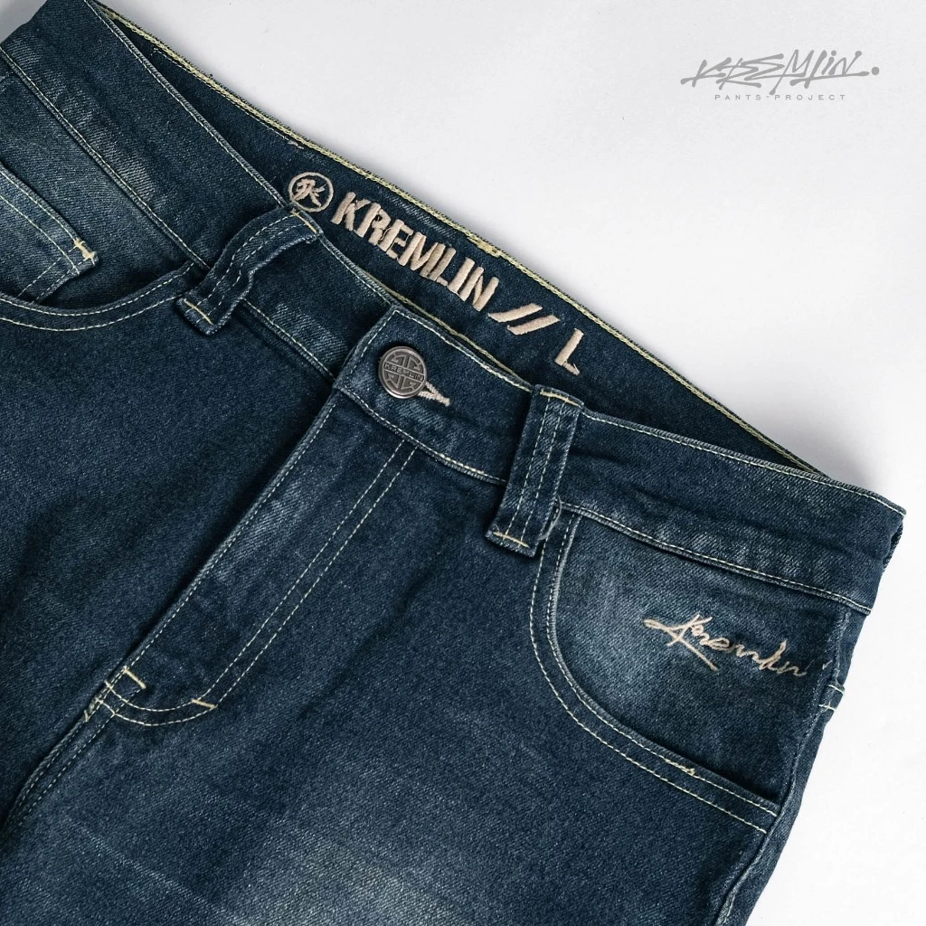 KREMLIN Slim Fit Denim Jeans - Ash Blue Wash - Lyon image 3