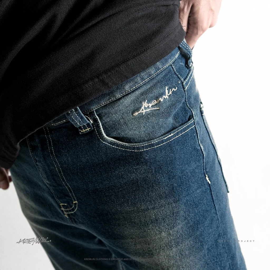 KREMLIN Slim Fit Denim Jeans - Ash Blue Wash - Lyon image 4