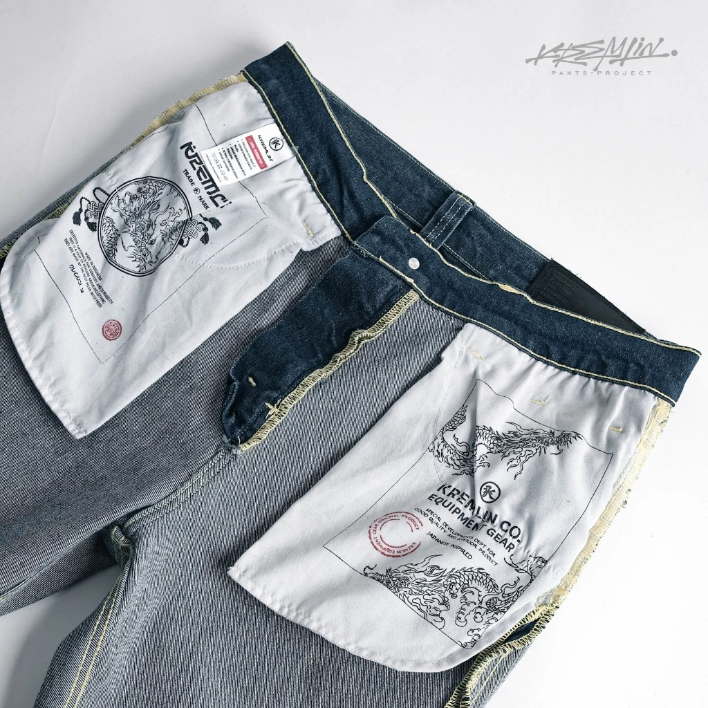 KREMLIN Slim Fit Denim Jeans - Ash Blue Wash - Lyon image 2