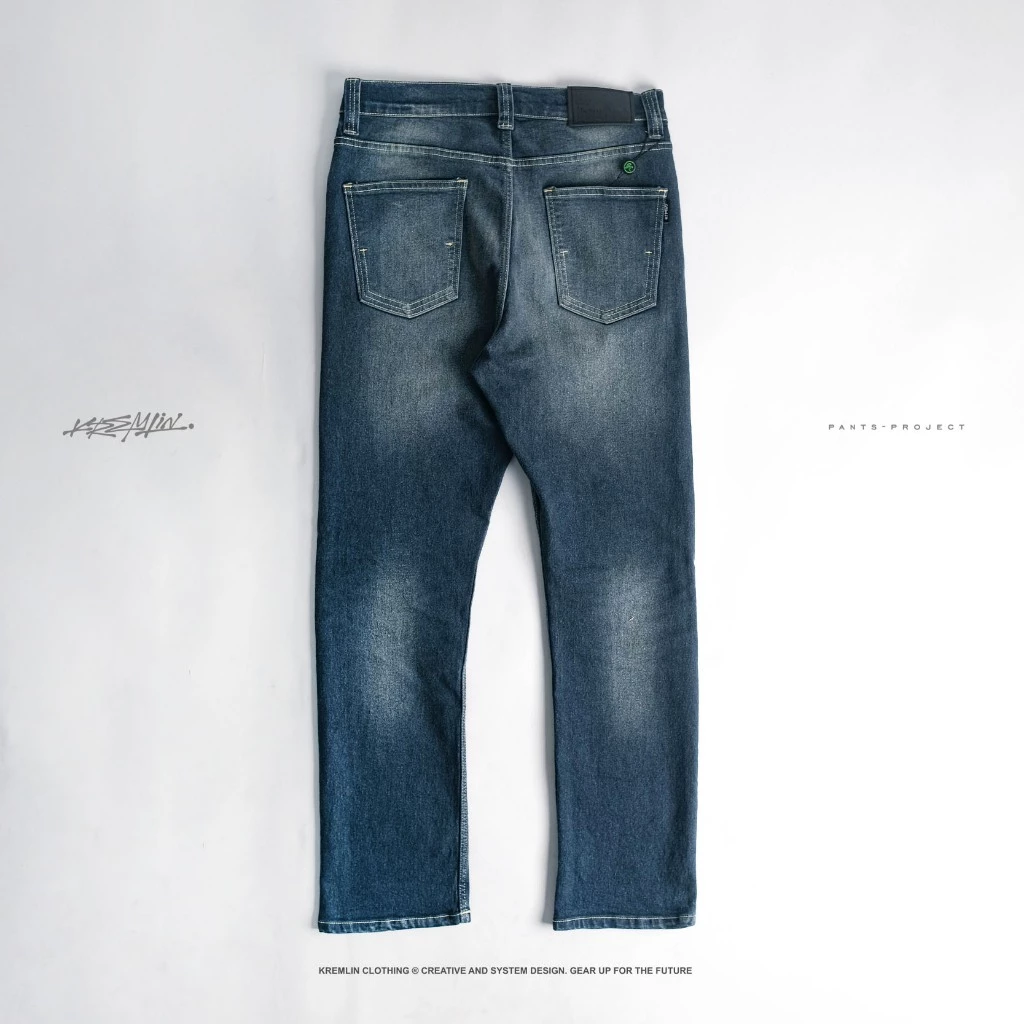 KREMLIN Slim Fit Denim Jeans - Ash Blue Wash - Lyon image 5