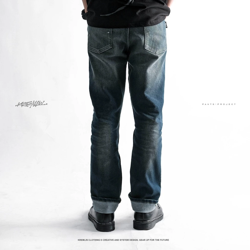 KREMLIN Slim Fit Denim Jeans - Ash Blue Wash - Lyon image 6