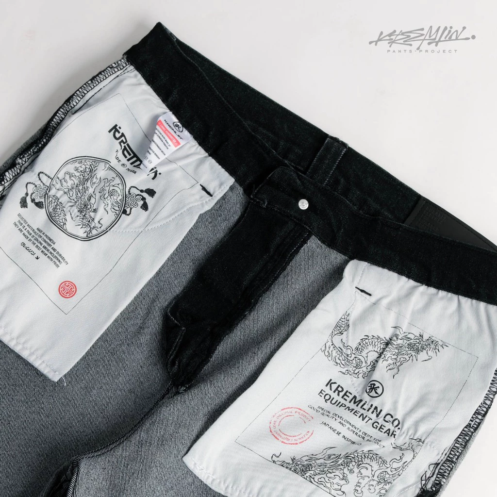 KREMLIN Slim Fit Denim Jeans - Washed Black (Moscow) image 2