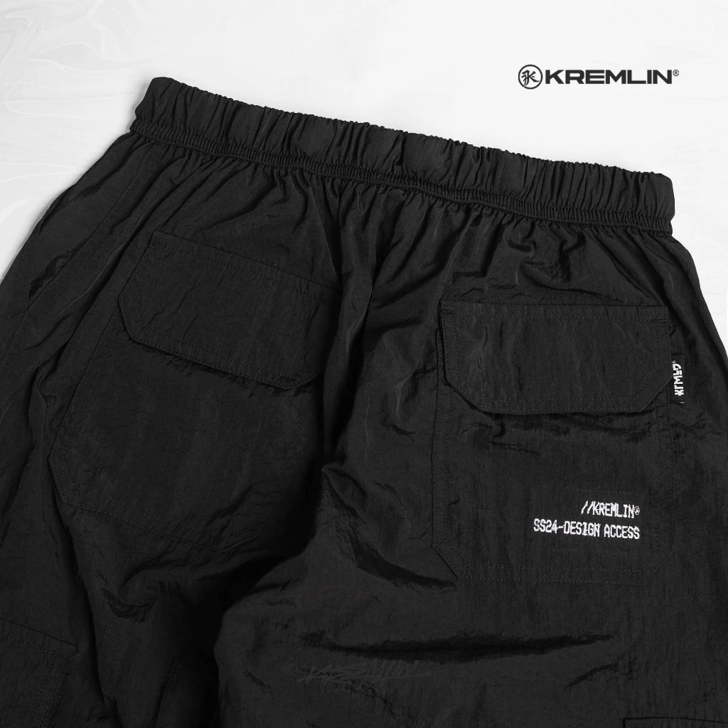 KREMLIN Techwear/Gorpcore Crinkle Nylon Pants - CASCADE image 3