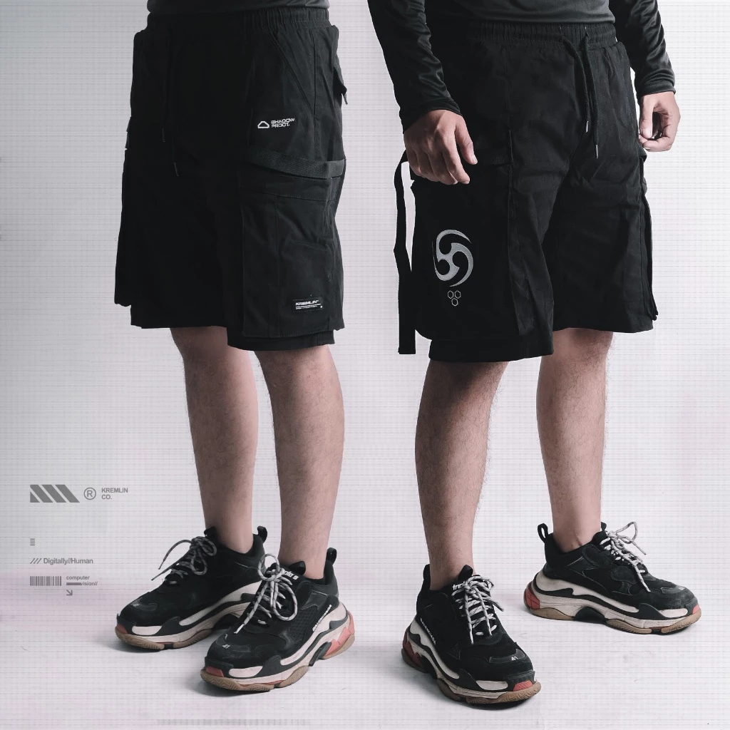 KREMLIN Techwear Cargo Shorts - DOKYO image 6