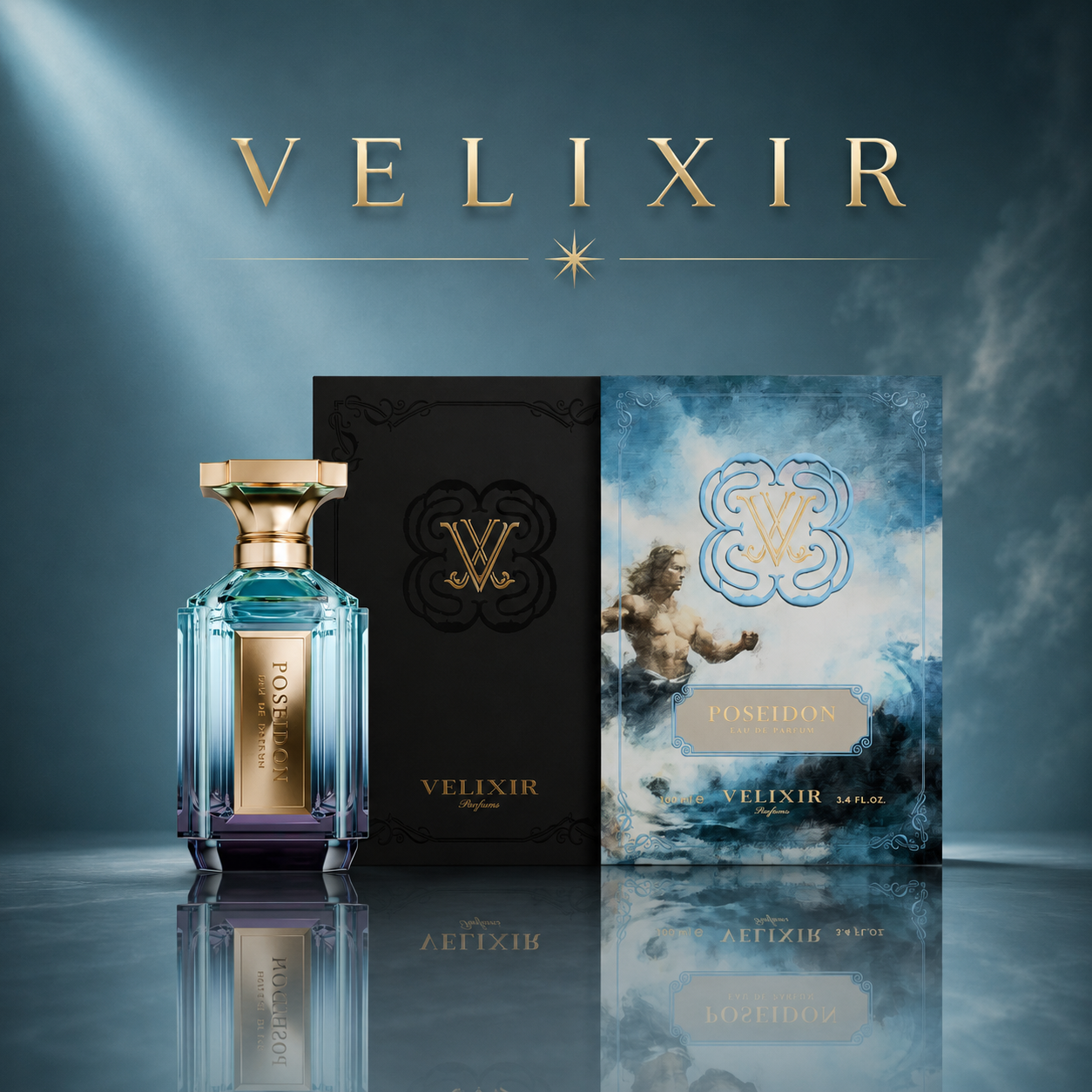 Velixir Poseidon for Unisex Eau de Perfume 100ml image 2