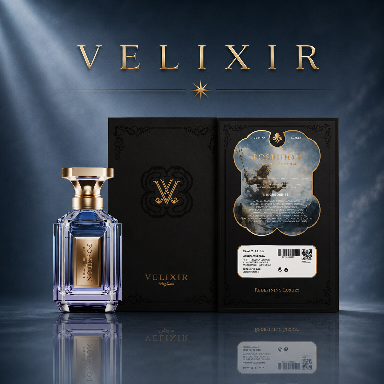 Velixir Poseidon for Unisex Eau de Perfume 35ml & 100ml image 4