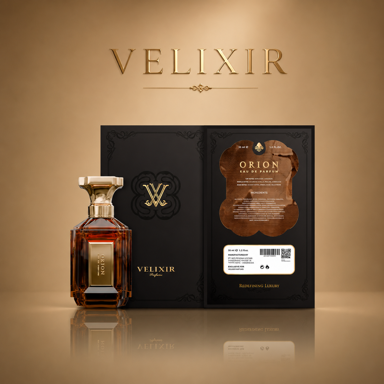 Velixir Orion Eau de Perfume 35ml for Unisex image 2