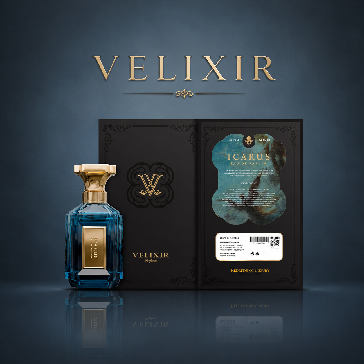 Velixir Icarus Eau de Perfume 35ml for Unisex image 2