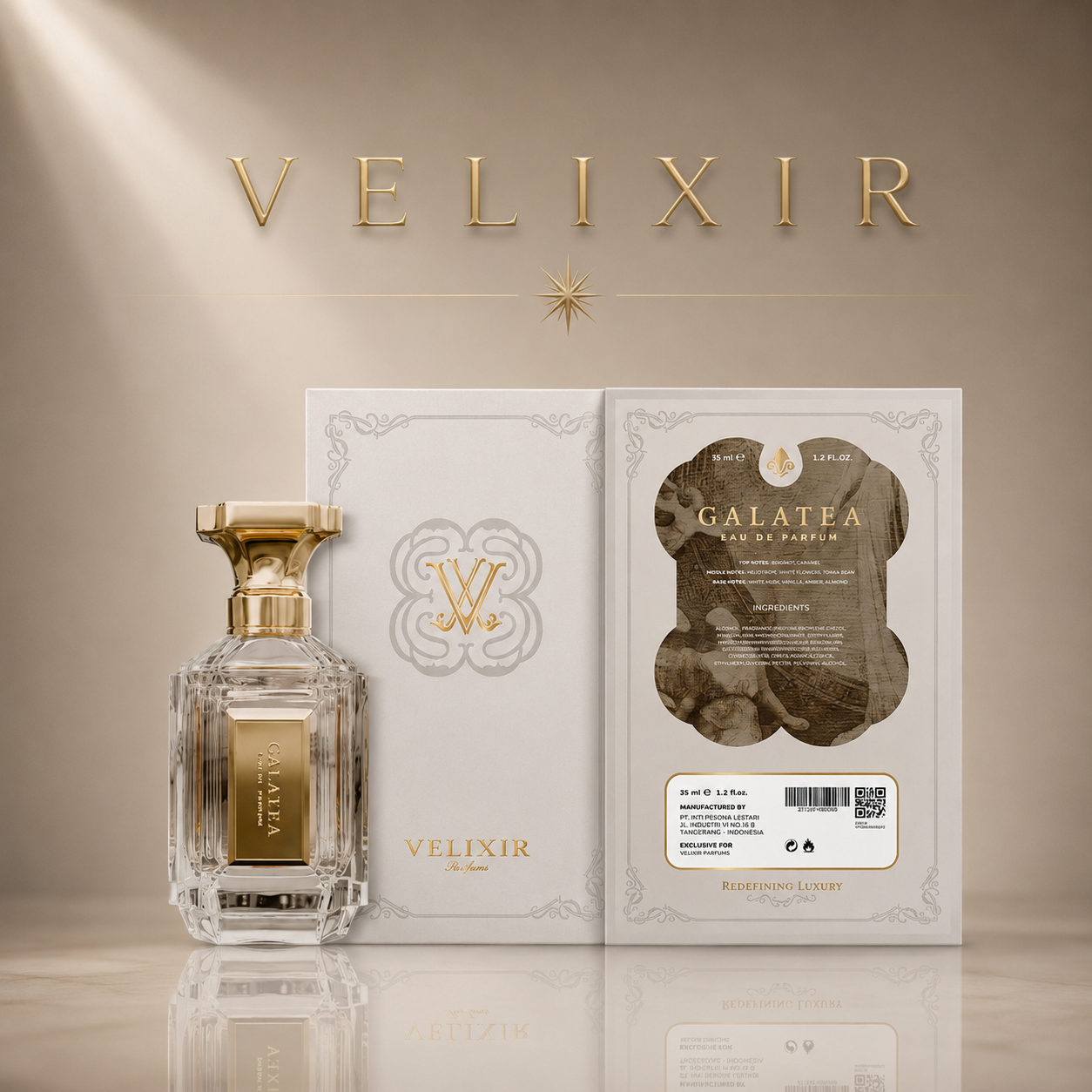 Velixir Galatea Eau de Perfume 35ml & 100ml for Unisex image 4
