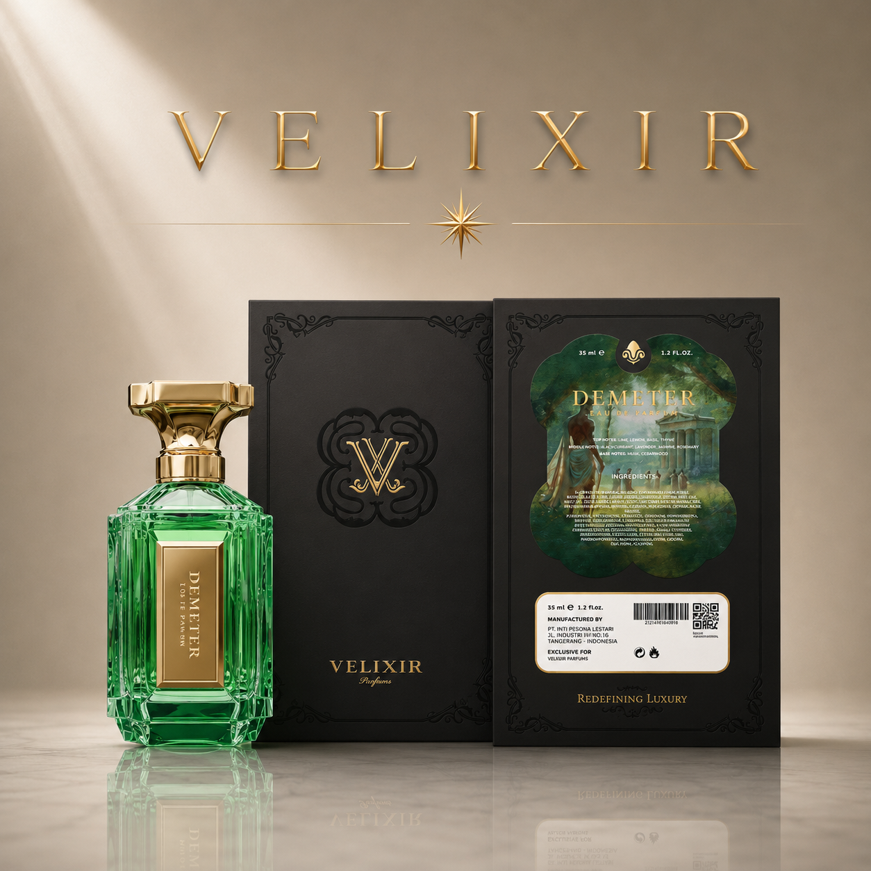 Velixir Demeter Eau de Perfume 35ml for Unisex image 2
