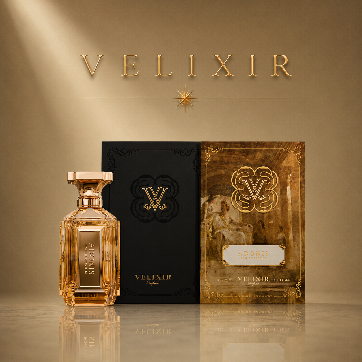 Velixir Adonis Eau de Perfume 35ml & 100ml for Unisex image 3