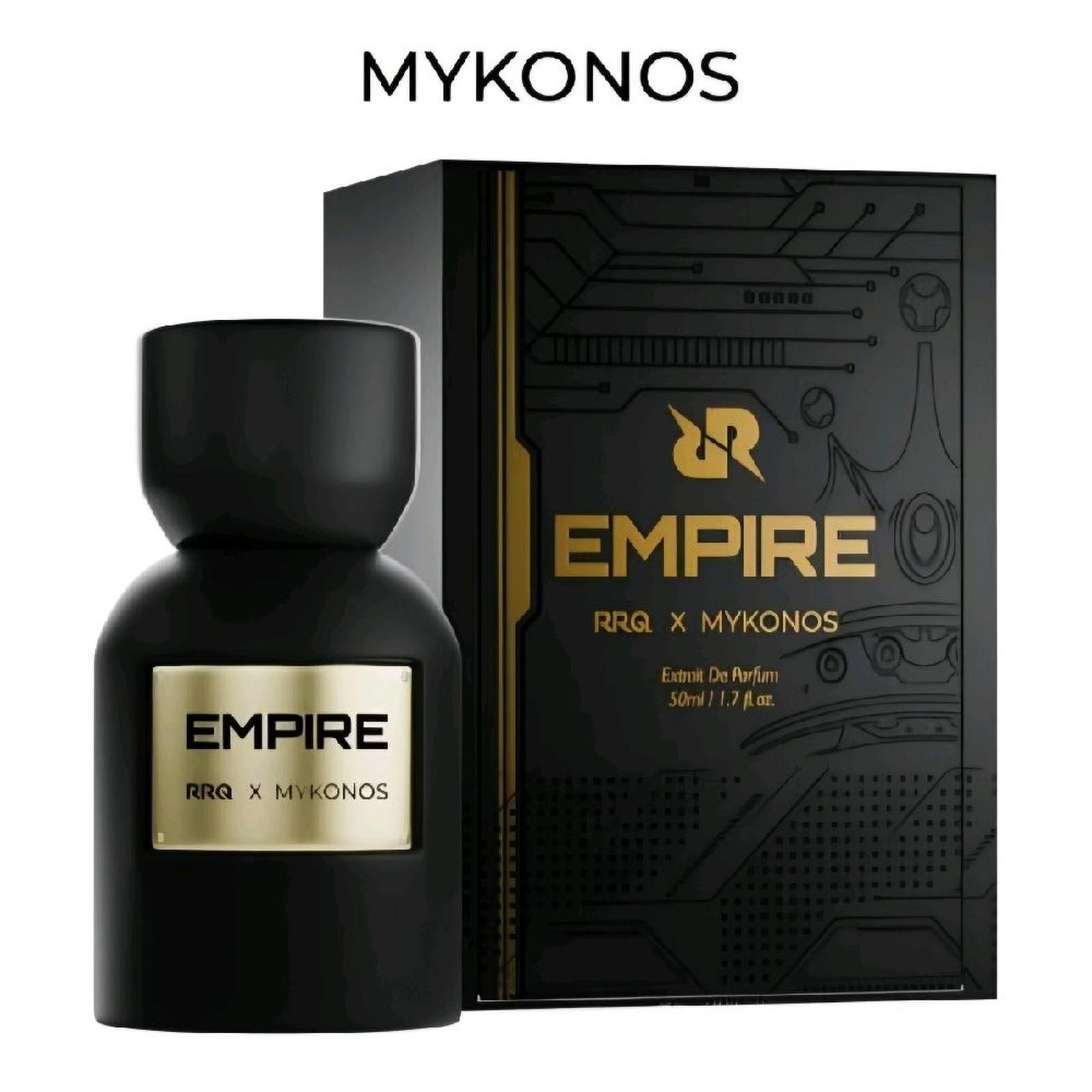 MYKONOS Empire x RRQ Eau de Parfum 50ml, Premium Fragrance, Luxury Perfume, Men's Perfume Gift image 2